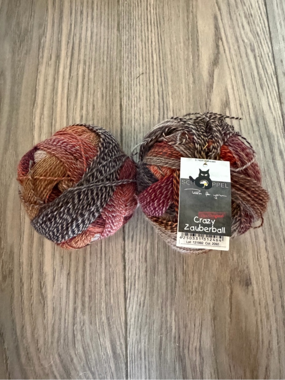 Schoppel Crazy Zauberball Variegated Yarn - Autumn Shades